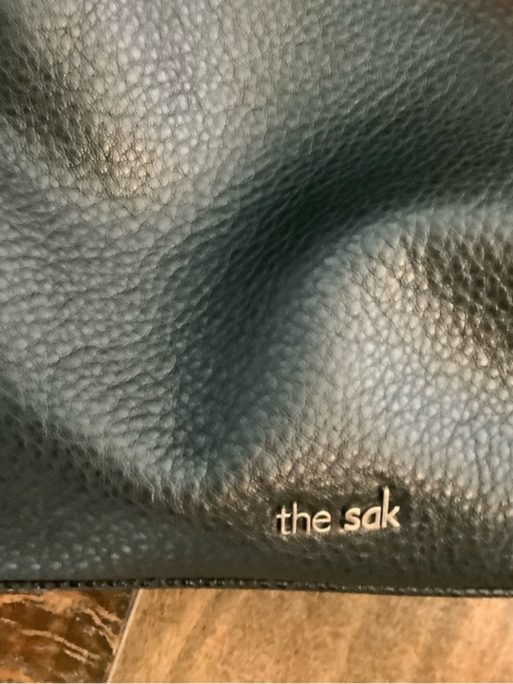 The Sak Black Leather Convertible Backpack Purse with Braided Trim - Picture 2 of 12
